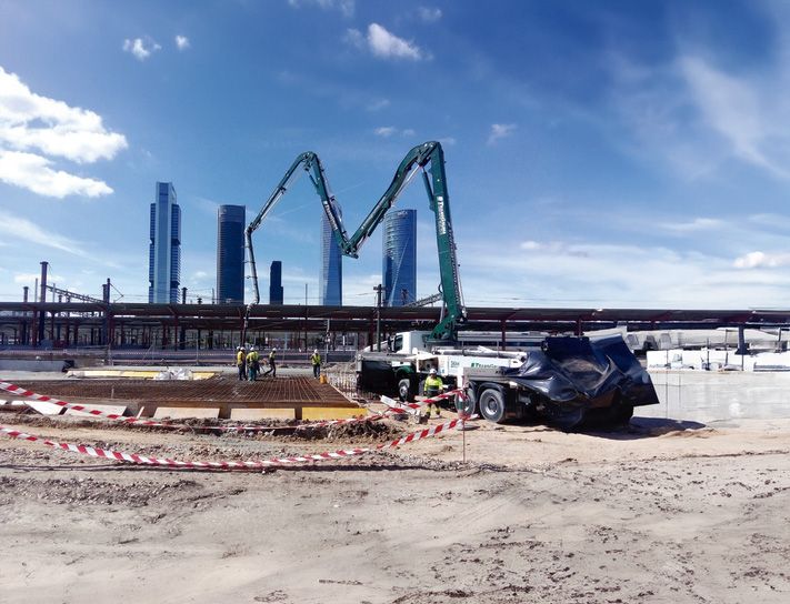 autobomba de hormigón | Nudo Norte Madrid