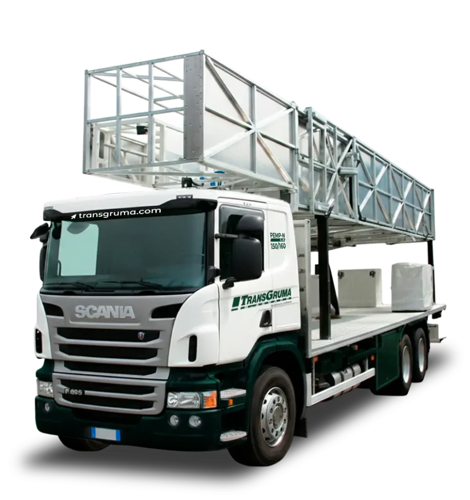 Plataforma elevadora de personal para trabajos en negativo PEMP-N 150/160 PLUS